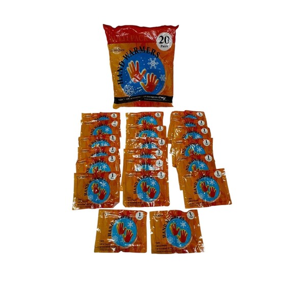 20 Pairs Hand Warmers (40‎ Warmers) Up To 8 Hours Of Heat For Each One (NEW) - Picture 2 of 6